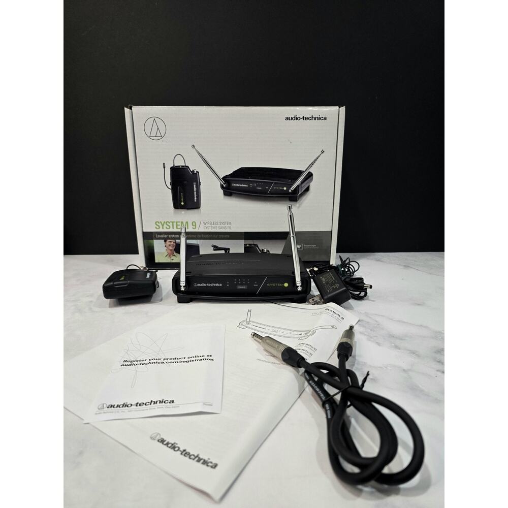 Audio-Technica ATW-901a/L System 9 Wireless Microphone System In Original Box